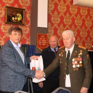 Торжественное собрание, посвящённое Дню Защитника Отечества. Чествование ветеранов Оперативного управления штаба ЛенВО. 20 февраля 2025 г.  Санкт-Петербург,  Офицерский клуб «ЧЕСТЬ ИМЕЮ»